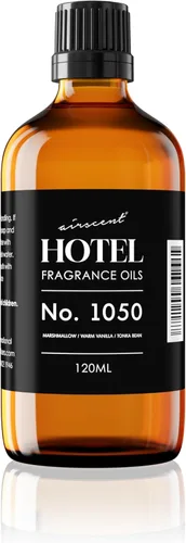 AirScent Aceite de fragancia de vainilla cálida Ritzy Hotel No. 1050 - Vainilla malvavisco Frijol de Tonka - Aceite difusor de hotel para difusores