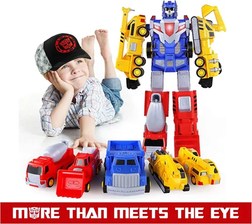 Miniatura 3 de Hasbro Little Boys Transformers Autobots - Gorra de béisbol de algodón edad 4-7 GrisNegro