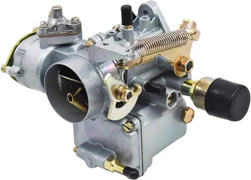 Miniatura 5 de Silscvtt 113129031K Carburador de repuesto para Beetles, Super Beetles, motor de 1600 cc de doble puerto 1971-1979 con estrangulador eléctrico de 12