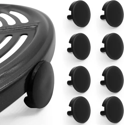 Miniatura 8 de 8 piezas de parachoques de goma para freidora de aire de 2 cuartos, 3.7 cuartos de galón, bandeja de freidora de aire de 5 cuartos de galón