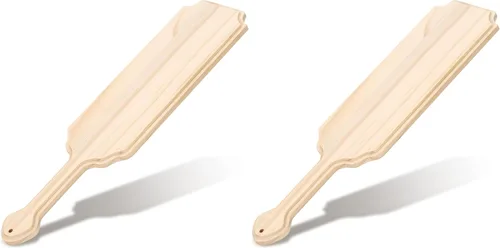 Miniatura 8 de Caydo Paleta de madera sin terminar de 15 pulgadas, paleta de fraternidad griega, paleta de hermandad de pino macizo para decoración de artes