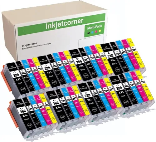 Cartuchos de tinta compatibles de repuesto para PGI-280XXL CLI-281XXL PGI 280 XXL CLI 281 para uso con TR8620A TR8622A TS9521C TS9520 TR8620 TR8622