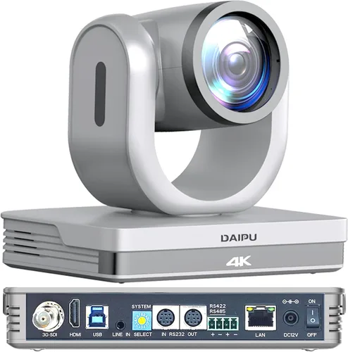 Miniatura 10 de Cámara PTZ 20X Zoom óptico 60fps HDMI USB SDI LAN PoE AI Seguimiento automático PTZ Cámara de conferencia para iglesia Transmisión en vivo