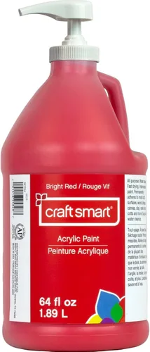 Miniatura 5 de Craft Smart Pintura acrílica negra de 64 onzas, pintura de secado rápido para dibujar, pintura, suministros de arte y manualidades, 1 paquete