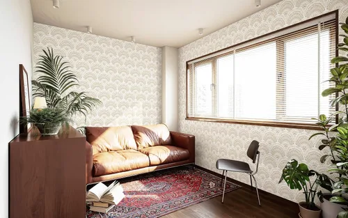 Miniatura 7 de Heroad Papel tapiz autoadhesivo para despegar y pegar, papel de contacto geométrico extraíble para habitación de bebé, dormitorio, baño, gabinetes