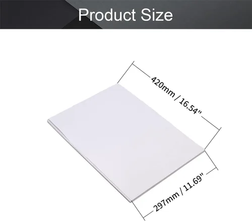 Miniatura 2 de Othmro A3 Camisetas de color claro, papel de transferencia de calor, 20 hojas de 16.535 in de largo y 11.693 in de ancho, papel grueso, papel