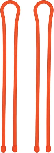 Miniatura 2 de Nite Ize Gear Tie - Corbata de goma reutilizable de 24 pulgadas, paquete de 2, color naranja brillante