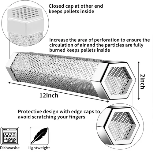 Miniatura 6 de Tubo de fumador de pellets (1 tubo)