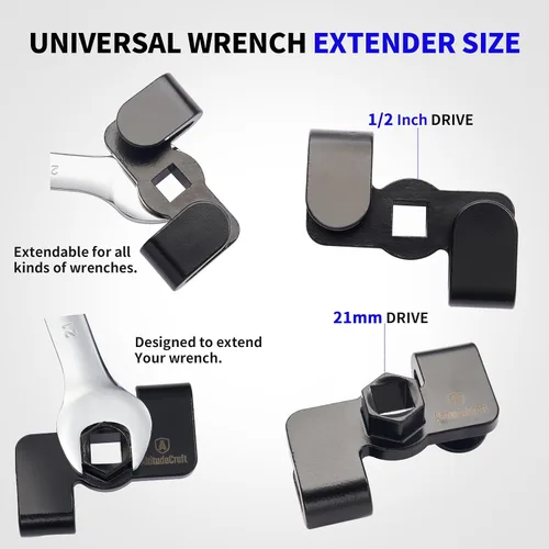 Miniatura 2 de Adaptador Extensor Universal de Llave, 1/2" Barras de Interruptor y Herramienta Extensora de Llave Hexagonal de 21mm para Reparación o DIY