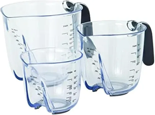 Miniatura 7 de KitchenAid KO298OSAQA - Jarras medidoras gourmet, juego de 3, azul turquesa aguamarina (Aqua Sky)