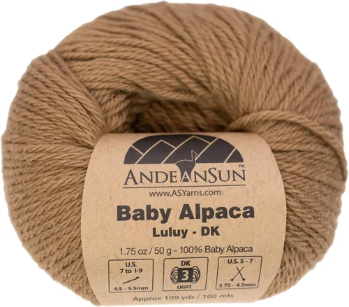 Miniatura 2 de (Juego de 3) Ovillos 100% de lana de alpaca bebé #1, DK #3, Worsted #4, Bulky #5 (150 gramos / 5.29 onzas en total), lujosos, acogedores y suaves