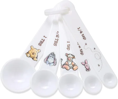 Miniatura 12 de Disney Mickey and Minnie Mouse - Tazas medidoras de Mickey Mouse con temática de amor adorable para cocina Gris