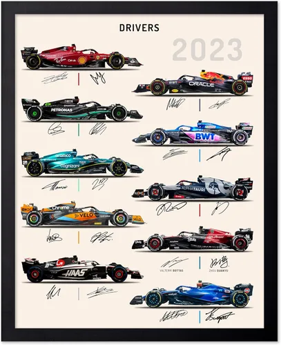 Miniatura 14 de Poster Master Póster de carreras de autos 2023, impresión de autos de carreras, arte de carreras de autos deportivos, regalo para hombres, mujeres