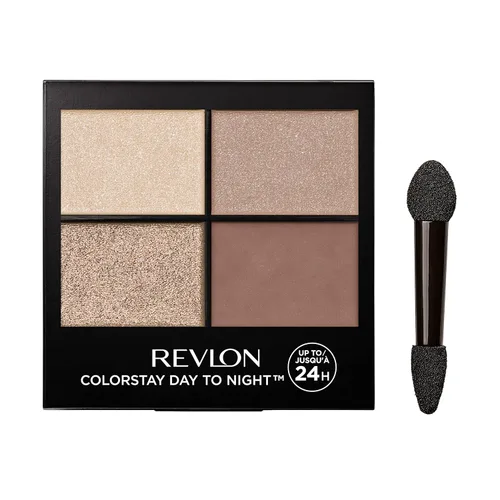 Revlon ColorStay Cuarteto de Sombras de Ojos de Día a Noche, Paleta de Sombras de Larga Duración con Tonos de Transición y Sensación Sedosa,