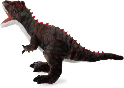 Miniatura 3 de The Petting Zoo Allosaurus - Peluche de dinosaurio, regalo para niños, animales de dinosaurio, juguete de peluche de dinosaurio marrón de 15 pulgadas