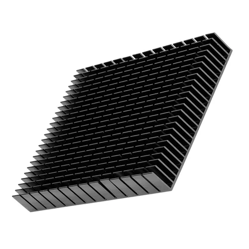 Miniatura 7 de Disipador térmico de aluminio 5.906x4.724x0.787 in enfriamiento pasivo para PCB chip de computadora impresora 3D radiador de alto rendimiento