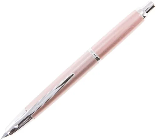 Miniatura 8 de Decimo pluma fuente retráctil, borgoña, rodio (Burgundy/Rhodium)