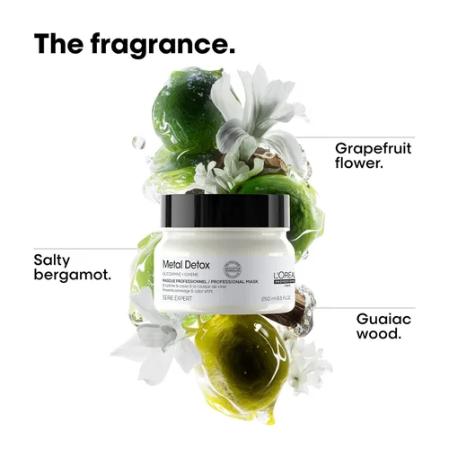 Miniatura 14 de L’Oréal Professionnel Máscara Capilar Metal Detox - Acondicionador Profundo y Tratamiento Libre de Sulfatos para Cabello Seco o Dañado y Todos