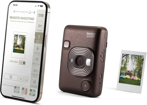Miniatura 5 de Cámara instantánea Fujifilm INSTAX Mini LIPLAY Híbrida - Bronce Profundo Bronce Deep