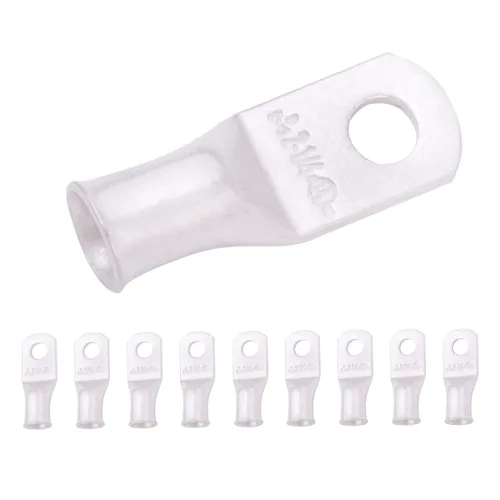 Miniatura 273 de SELTERM 5 piezas terminales de cable de cobre estañado 1/0 AWG perno de 1/2", extremos de cable de batería, terminales de anillo, conectores