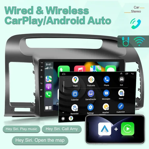 Miniatura 4 de [2G+64G] Radio de coche Android para Toyota Camry 2000 2001 2002 2003 2004 2005 2006, pantalla táctil estéreo de 9 pulgadas, Carplay/Android