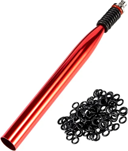 Miniatura 15 de Herramienta de aparejo loco, aparejos de cebo de pesca, herramienta de anillo de aparejo loco con 70 juntas tóricas de gusano, kit de gusano loco