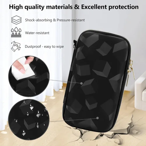 Miniatura 4 de Supmay Funda de transporte compatible con WELLST·G Juego de mano para niños, 220 videojuegos retro precargados, soporte de almacenamiento portátil