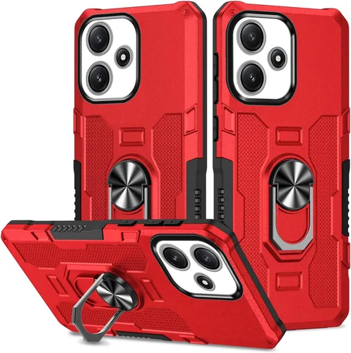 Miniatura 40 de Funda para Xiaomi Redmi Note 12 Pro 5G/Xiaomi Poco X5 Pro 5G Metal CD Patrón Anillo Titular Funda Teléfono Móvil Funda Protectora Anti-Caída Negro