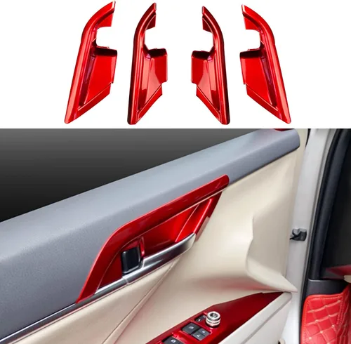 Miniatura 11 de Rifoda Para Camry Co-Piloto Guantera Lateral Panel de Interruptor Decoración Material ABS Ajuste para Toyota Camry 2018 2019 2020 2021 2022