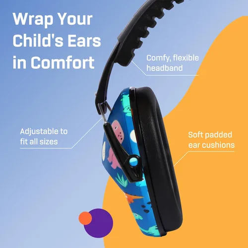 Miniatura 3 de Vanderfields - Protectores de oídos para niños, orejeras con cancelación de ruido, auriculares para niños, autismo, niños pequeños, niños Club