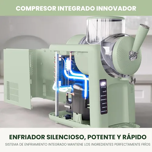 Miniatura 12 de GreenPan Frost, máquina para hacer helados y batidos, servicio suave, sorbete, margaritas, batidos, yogur congelado, sin precongelación, listo en 15