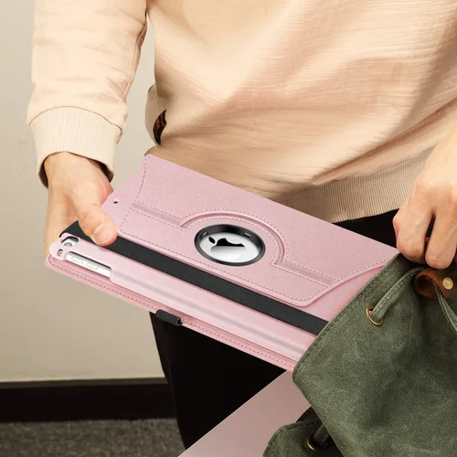 Miniatura 7 de Fintie - Funda giratoria para iPad 6ª / 5ª generación (2018/2017), iPad Air 2 / Air 1 (24.6 cm), funda con soporte giratorio de 360 grados, función