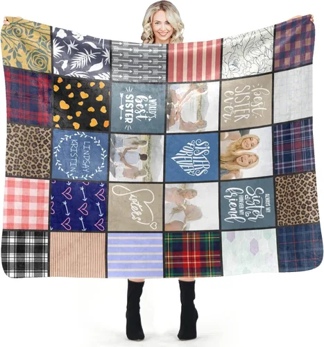 Miniatura 191 de Mantas personalizadas con foto, manta de fotos personalizada, mantas personalizadas con imagen, regalos personalizados para mujeres, hombres
