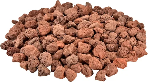 Miniatura 12 de Onlyfire Piedras de lava volcánica Black Lava Rock de 10 libras para fogatas de interior y exterior, chimeneas, parrilla de gas y paisajismo, 0.2 a