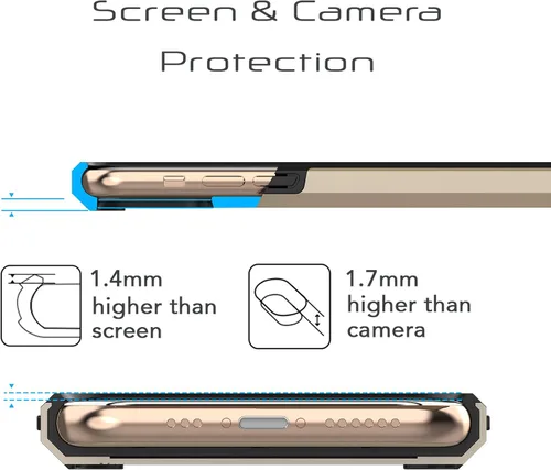Miniatura 5 de Luvvitt Ultra Armor - Funda diseñada para iPhone 11 Pro Max 6.5 2019 con placa de metal extraíble para soporte magnético