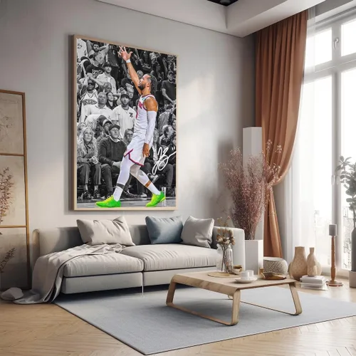 Miniatura 83 de Póster firmado de la superestrella de baloncesto Victor Wembanyama para niños, para la habitación de los fanáticos, decoración de pared, pósteres