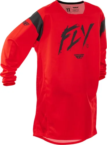 Miniatura 7 de Fly Racing Camiseta Kinetic Stoke juvenil (negro/blanco, talla M)