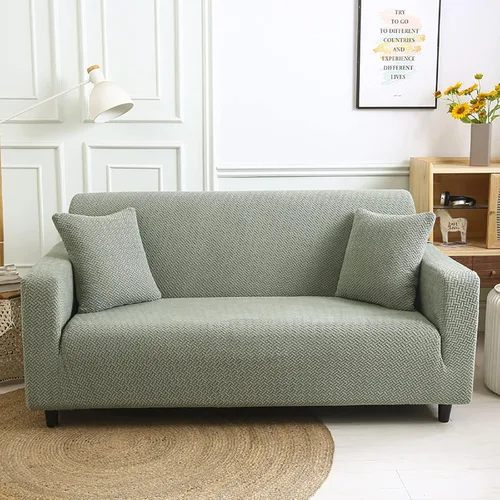 Funda elástica para sillón, funda de sillón gruesa y elástica de tela jacquard, protector de muebles de color sólido, funda de sofá para niños,