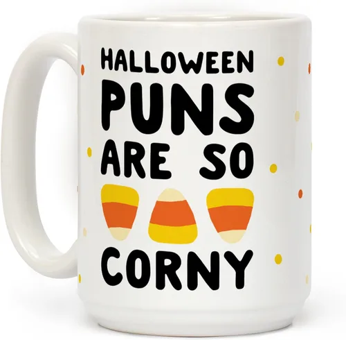 Miniatura 21 de LookHUMAN Taza de Café de Halloween – Halloween Is Meowgical Tazas, Taza de Café Espeluznante Idea de Regalos de Taza, 15 Onzas 10-Blanco