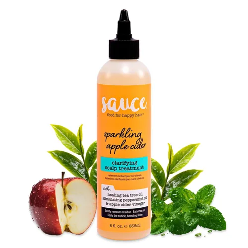 SAUCE BEAUTY Tratamiento aclarador del cuero cabelludo (8 onzas líquidas) Limpiador espumoso para el cuero cabelludo y el cabello, removedor de