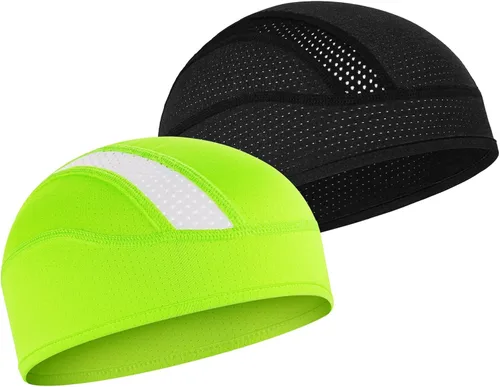 Miniatura 42 de Gorro con forro para casco de calavera, malla de enfriamiento para hombres y mujeres, se adapta debajo de los cascos