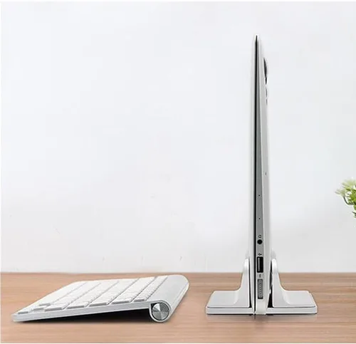 Miniatura 3 de Soporte vertical para laptop para escritorio [ajustable] Base de aluminio resistente para todas las computadoras portátiles (hasta 20.3 pulgadas)