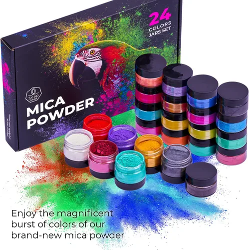 Miniatura 2 de Polvo de mica para resina epoxi, fabricación de jabón, brillo de labios, pigmento en polvo para uñas, pigmento de color de resina epoxi, tinte