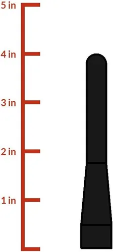 Miniatura 6 de CravenSpeed Antena rechoncha compatible con Toyota RAV4 2000-2008 4 pulgadas Reemplazo de antena corta Fabricado en los Estados Unidos