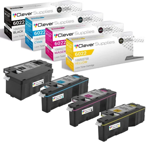 Miniatura 158 de CS compatible Xerox Phaser 6510/WorkCentre 6515 (106r03480) 2 cartuchos de tóner negro para Phaser 6510, WorkCentre 6515 2 negro