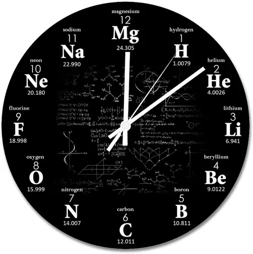 Miniatura 27 de Reloj de pared con aspecto de madera natural, reloj de pared de guitarra acústica, silencioso, redondo, de madera, funciona con pilas, reloj