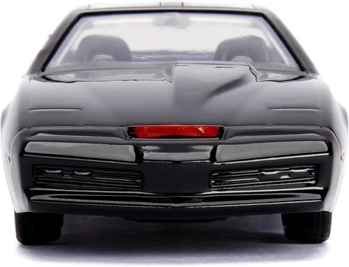 Miniatura 4 de Jada Toys – Knight Rider K.I.T.T. – Coche fundido de Hollywood Rides – Puertas de apertura, neumáticos de goma – escala 1:32 – Coleccionable