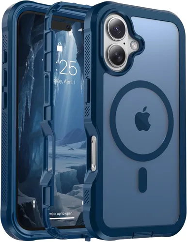Miniatura 111 de jaroco - Funda magnética compatible con MagSafe para iPhone 11 de 6.1 pulgadas; protección de grado militar contra caídas, de doble capa