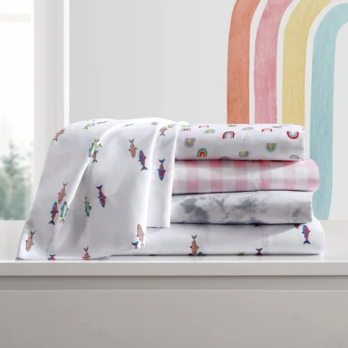 Miniatura 6 de Eddie Bauer Juego de sábanas para niños tamaño individual XL, ropa de cama de microfibra ultrasuave con sábana bajera totalmente elástica, juego