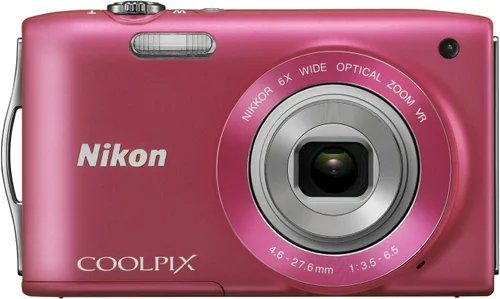 Nikon COOLPIX S3300 Cámara digital de 16 MP con lente de vidrio NIKKOR de zoom 6x y pantalla LCD de 2.7 pulgadas (Rosa)